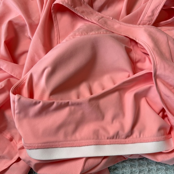 NWT Halara Breezefull Backless Racerback Midi Tank Dress Womens XL Blossom Pink - Picture 6 of 9